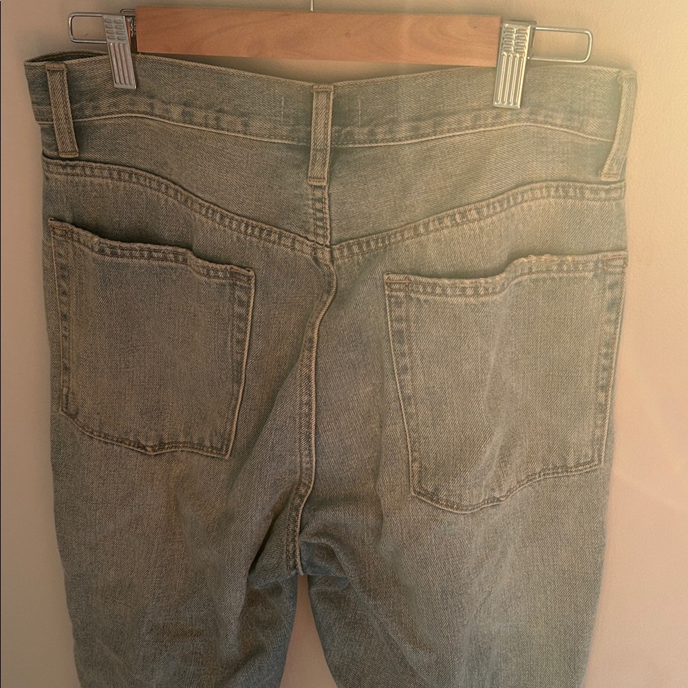 Distressed Blue/Gray Ripped Jeans - Picture 6 of 13